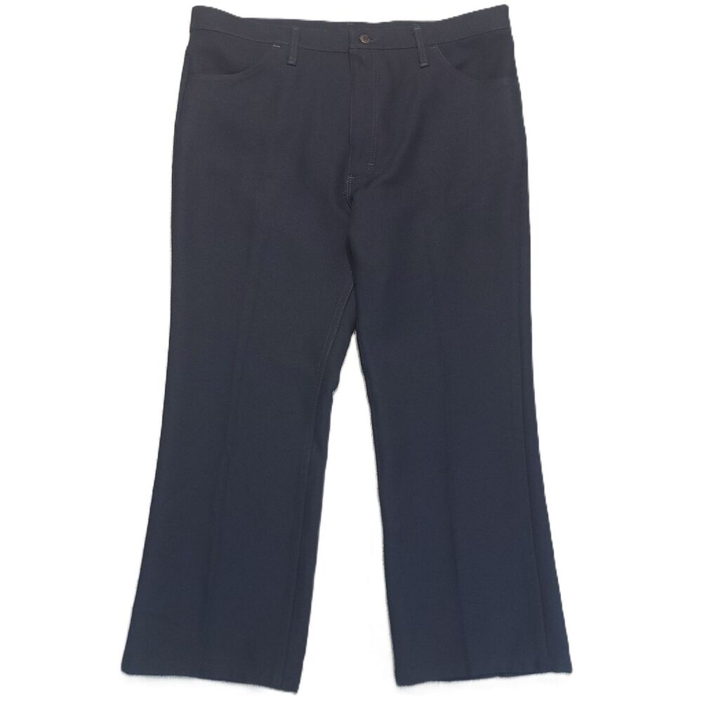Wrangler Wrancher Mens 40x30 (Fits 39x27) Dress Jeans Navy 82NV Stretch Pants